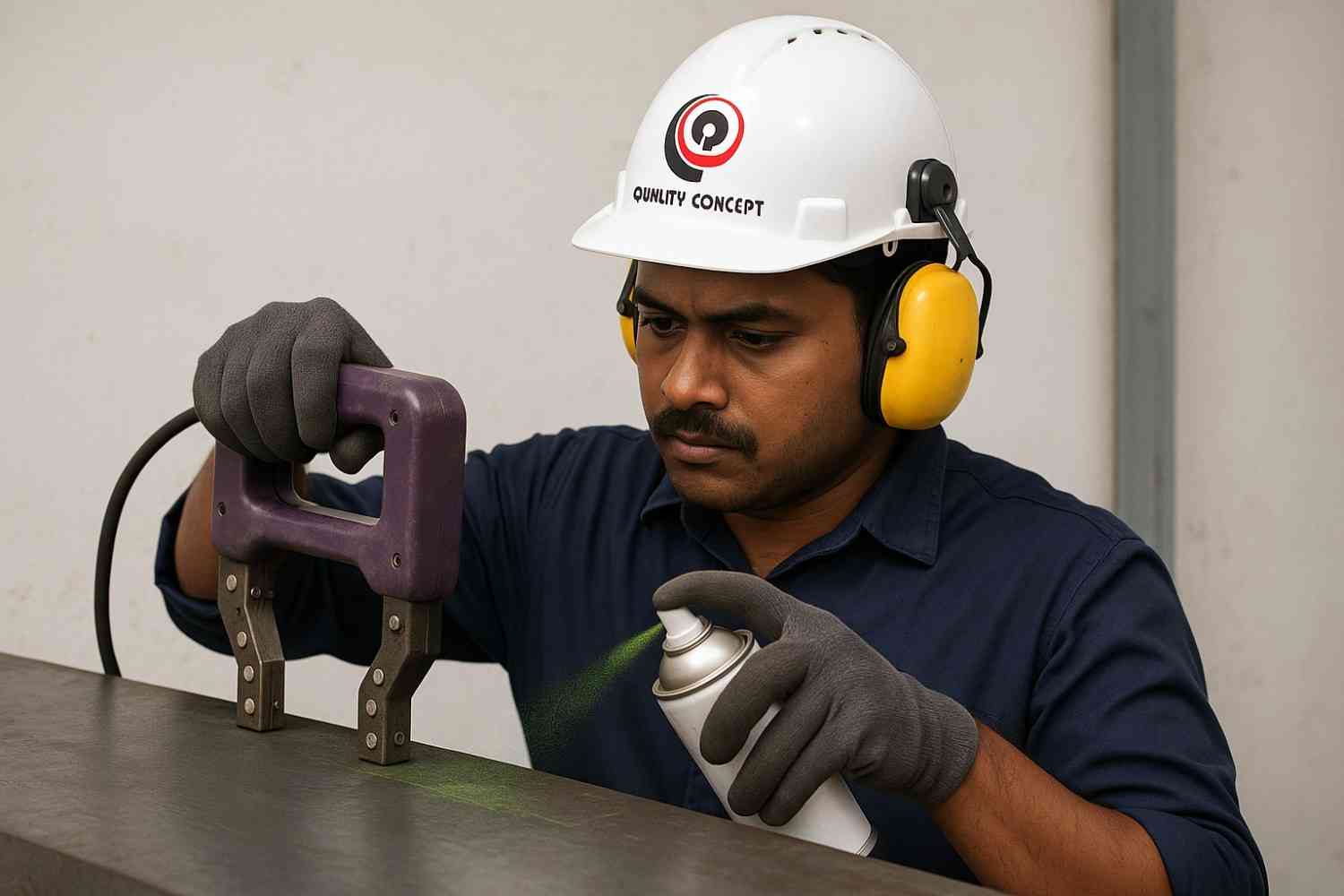 Magnetic-Particle-Testing Magnetic-Particle-Testing